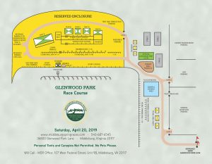 MIddleburg Spring Races Course Map 2019